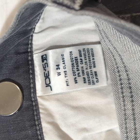 Men's Size 34 Joe's Distressed Grey Jeans - Picture 9 of 10
